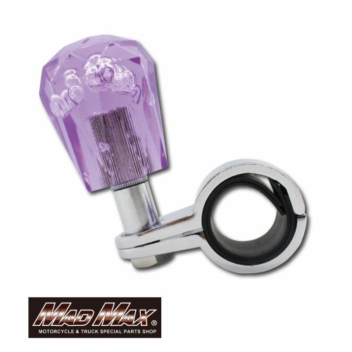 ハンドルスピンナー ダイヤカット 泡 パープル 27~33mmのハンドルに対応