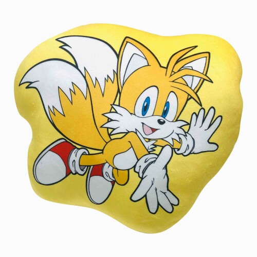 MORIPiLO 抱き枕 ソニック テイルス (もちもちダイカットクッション) 肌にやさしいふわモチ触感 グッズ..