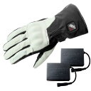 コミネ(KOMINE) バイク用 グローブ 08-2175 EK-2175 プロテクトエレクトリックヒートグローブ セット Light Grey XS