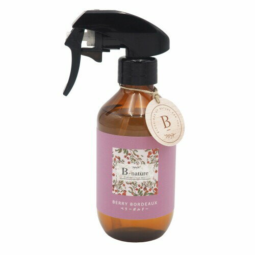 藤栄(FUJIEI) B-nature フレグランス ルーム ミスト ベリーボルドー 280ml BN-016 アロマ 抗菌 消臭 香..