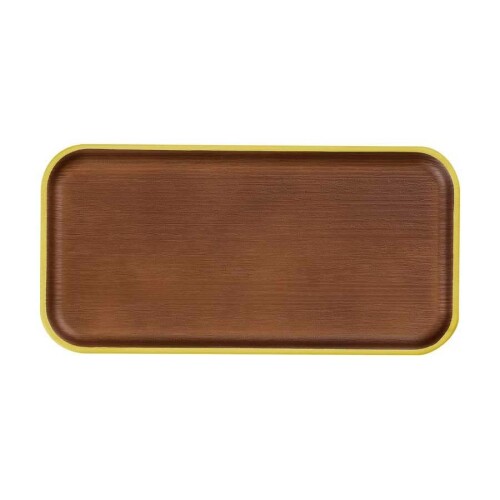 正和 Showa issoecco 24cm 長角トレー イエロー クリーンコート 日本製 軽い 割れにくい 食器 4967845