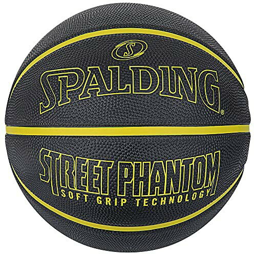 SPALDING(スポルディング) バスケットボール ストリートファントム ブラック×イエロー 7号球 バスケ バスケット SPALDING(スポルディング) バスケットボール ストリートファントム ブラック×イエロー 7号球 バスケ バスケット