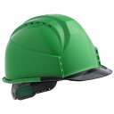 住ベテクノプラスチック ヘルメットKKC3シリーズ 通気孔付・透明ひさし・スチロールライナー付・ミドリ/スモーク KKC3-B-GR-S