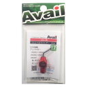 Avail(アベイル) リール ウルトラライトレベルワインダーセット25C 17本ライン入 lvw_set_1725c_red レッド