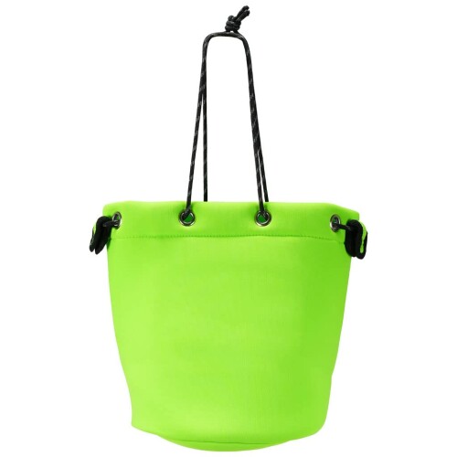 ライト(LITE)ラウンドバケットポーチ 蛍光グリーン C-189(670)