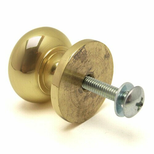 和気産業(Waki Sangyo) FURNITURE HARDWARE 真鍮つまみ ゴールド 幅25×奥行25mm IK-258