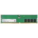 トランセンド テスクトップPC用メモリ PC5-44800(DDR5 5600) 32GB 1.1V 288pin U-DIMM 2Rx8 (2Gx8) CL46 無期限保証 JM5600ALE-32G(2)