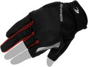 コミネ(KOMINE) バイク用 グローブ GK-2603 プロテクト3フィンガーレスメッシュグローブ Black XL