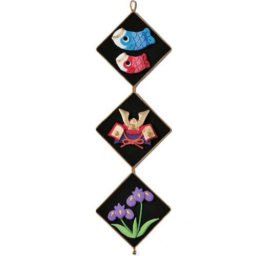 タカギ繊維 京ちりめん端午のタペストリー LH177