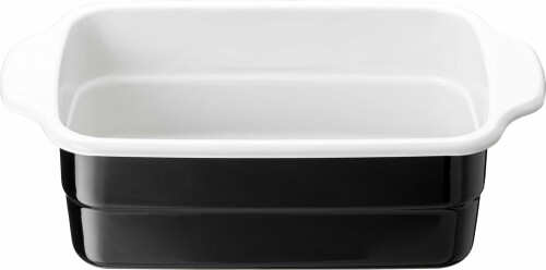 高木金属工業 takagi metal ホーロー 揚げ物 鍋 天ぷら鍋 天麩羅鍋 角型 28.3×16.1×8.7cm ブラック 最大使用油量約1.0L 長めの食材に最適 小さい 小型 内側が白いので汚れがわかる HT-KBW