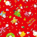 ササガワ ラッピング用品 タカ印 クリスマス包装紙 ラッピングペーパー リトルサンタ 赤 半才判 50枚 49-3061