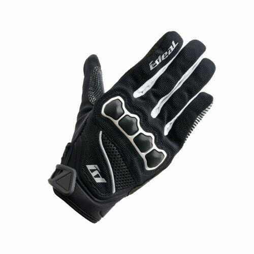 山城(yamashiro) IDEAL アイディール バイク用 メッシュ グローブ 通気性 春 夏 プロテクター スマホ対応 タッチパネル対応 ID-001 AXIS アクシス ホワイト 3XLサイズ ID001/WH/3XL