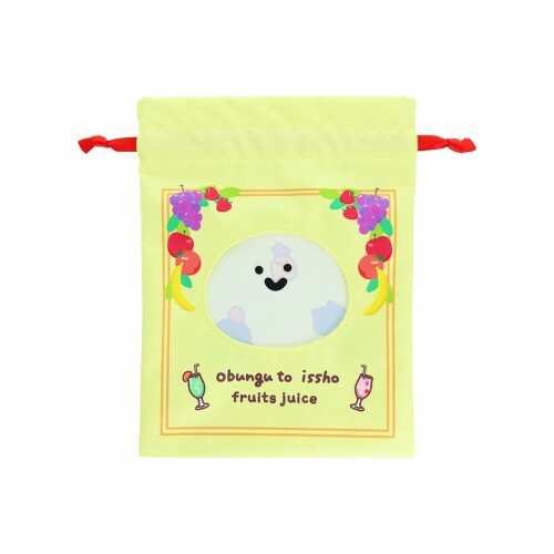 サンスター文具(Sun-Star Stationery) お文具といっしょ 巾着 窓付 フルーツジュース S2332787