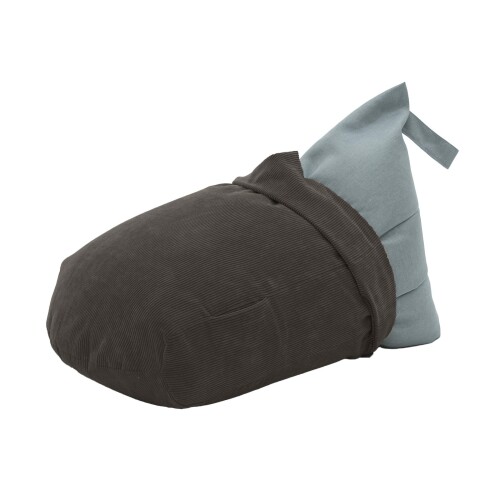 セルタン ビーズクッションカバー 三角クッション 専用 洗えるカバー コーデュロイグレー Mサイズ D103..