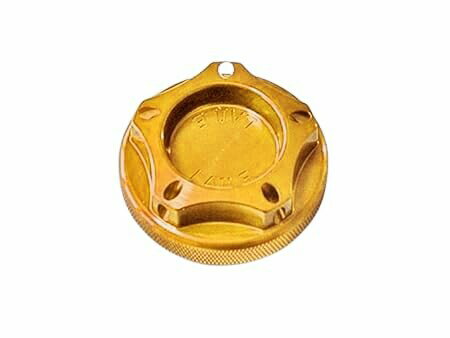 Beatrush(ビートラッシュ) オイルフィラーキャップ（ワンタッチタイプ用）スズキ車汎用 チタンゴールド