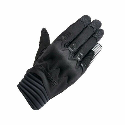 山城(yamashiro) IDEAL アイディール バイク用 メッシュ グローブ 通気性 春 夏 プロテクター スマホ対応 タッチパネル対応 ID-022 ANGLER アングラー ブラック 2XLサイズ ID022/BK/2XL