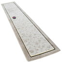 オカ(OKA) シェニールロゼ キッチンマット 約45cm×240cm ベージュ (日本製 吸着 高級ウィルトン)