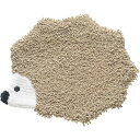アンドパッカブル (AND PACKABLE) もふもふ 椅子クッション 丸 チェアパッド 座布団 約35×35cm アニマル ハリネズミ ブラウン 茶色 68177