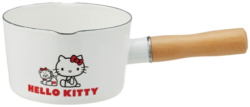 スケーター (skater) ホーロー 両口 ミルクパン 13cm 0.8L ハローキティ & タイニーチャム サンリオ ENMP2-A