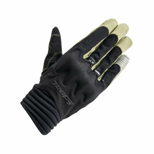 山城(yamashiro) IDEAL アイディール バイク用 メッシュ グローブ 通気性 春 夏 プロテクター スマホ対応 タッチパネル対応 ID-022 ANGLER アングラー カーキ Lサイズ ID022/KH/L