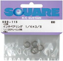 スクエア ベアリング 1/4×3/8 (4個入) リヤ用 12EPレーシング SDD-115