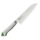 下村工業 日本製 ( 龍治 ステンカラー ) 三徳 170mm グリーン モリブデン・バナジウム鋼 食洗器対応 HACCP対応 RYS-11G 新潟 燕三条製