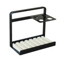 コレンド(COLLEND) 歯ブラシスタンド ドライトレイ付 ブラック TS-BK 12.5×6.5×11.2cm