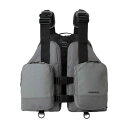 シマノ(SHIMANO) デタッチャブルアクトベスト VF-046V グレー フリー(4)