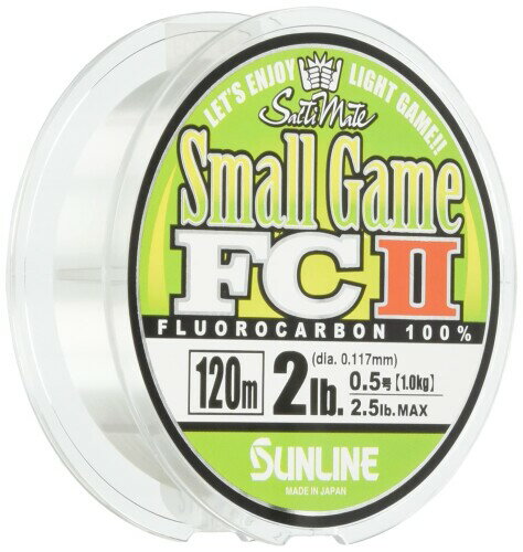 サンライン(SUNLINE) フロロカーボンライン ソルティメイト スモールゲームFC II 120m 0.5号 2lb ナチ..
