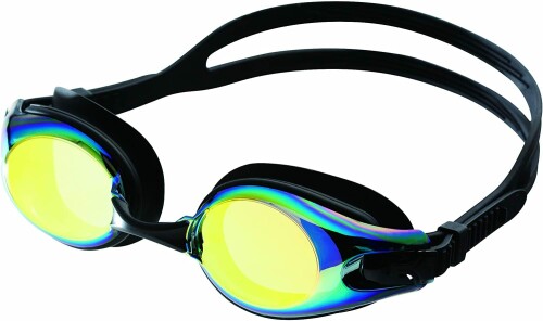 (ヤスダ) ミラースイミングゴーグル 一般用 NEO ゴールド NEW YG551