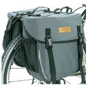 オーストリッチ(OSTRICH) パニアバッグ (P-225) パニアバッグ グレー 左右セット 19.5L(340mm×320mm×140mm(片側のサイズ)...