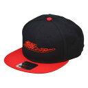 ツリング モンキー(turingmonkey) 鱒レンジャーフラットキャップ BLACK/RED フリーサイズ