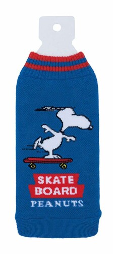 ヘミングス ボトルカバー BOTOCO ボトコ PEANUTS SKATEBOA 日本製 ブルー 約9×19cm 1483006