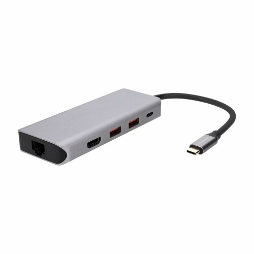 ƥå USB 10Gbpsб HDMILANUSB Type-A2USB Type-C 5 in 1 USB Type-Cޥݡȥץ С OWL-DSU31A2HLC-SV