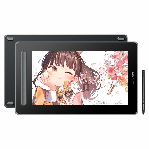 XPPen 液タブ Artist 13セカンド X3チップ搭載ペン 液晶タブレット 初心者 イラスト 写真加工 テレワーク オンライン授業 お絵描きソフトウェア付き Android Windows MacOS対応 ブラック