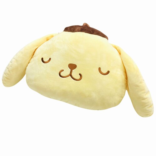 MORIPiLO 抱き枕 サンリオキャラクターズ ポムポムプリン (ダイカットねむねむピロー) 肌にやさしいマ..
