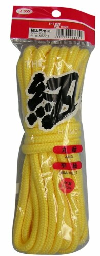 ユタカメイク ザ・紐 極太紐 イエロー AC‐302 5M