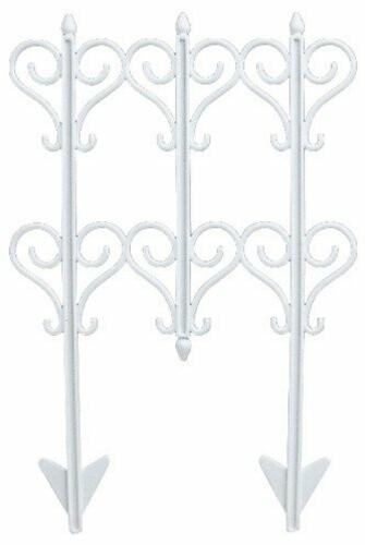 リッチェル ガーデンフェンス ロイヤル (大) 245×11×370H ホワイト