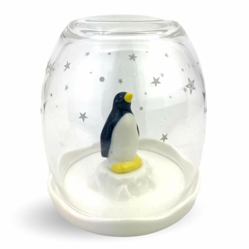 サンアート かわいい食器「 南極 」 ペンギン そうめん おちょこ&薬味入れ 290ml SAN3396-2