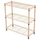 エイアイテック(AITECH)19Φスチールラックセット 幅60x奥行25x高さ61.8cm ピンク NS6025-3PI