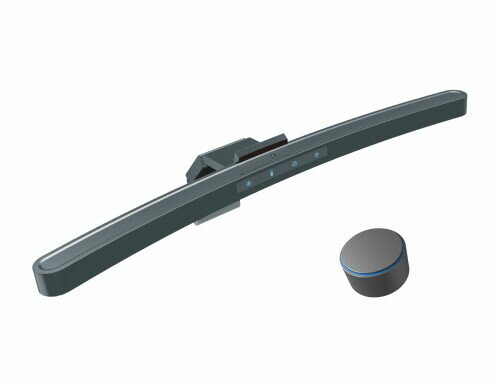 JAPANNEXT モニターライト(湾曲) JN-ML-R450R 明るさ/色温度調整 自動調光 目に優しい USB-C 無線リモコン付属 手元を明るく照らすデスクライト