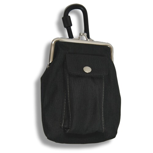 川住製作所 多機能ワークポーチ 2WAY装着ベルトループ/カラビナ付き WK-11BK ブラック