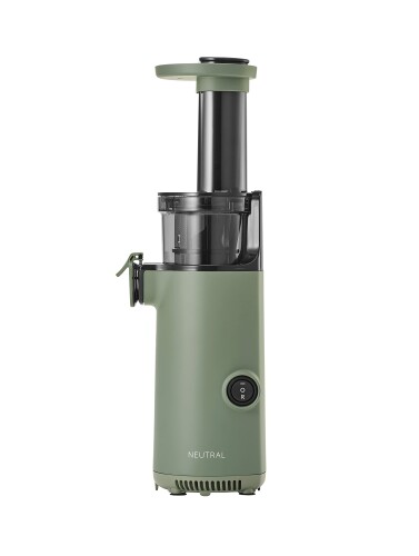 NEUTRAL ミニスロージューサー 搾りカス分離 小型 ジューサー 低速回転 酸化しにくい フレッシュジュース グリーン NR-K-BD4-GR