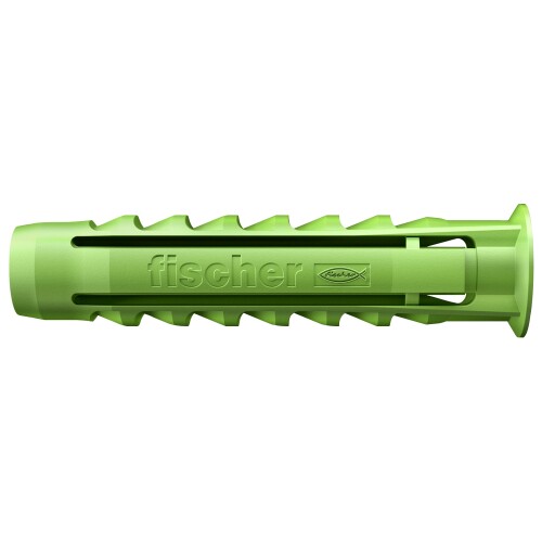フィッシャー SXプラグ 10X50 グリーン 45個入り 524864 引張最大荷重(kN):2.0 長さ(mm):50 穿孔深さ(mm):70 下穴径(mm)コンクリート:10 下穴径(mm)ALC:10 呼径(mm):10 適合ねじ(mm):6~8 下穴径(mm):10 適合ねじ:木ねじ・タッピングねじ、箱入、ポリアミド樹脂PA6.10 (ナイロン6) 再生可能資源を原料に含んだ環境に配慮した新しいコンセプトのプラグです。 4方向拡張固定による強固なグリップです。 給湯設備の「転倒防止対策に関する告示」の改正に対応しています。 コンクリート ■ALC ■石材 ■レンガ、中空母材、石こうボードへの施工。 商品コード39077892174商品名フィッシャー SXプラグ 10X50 グリーン 45個入り 524864型番524864サイズ10X50カラーグリーン※他モールでも併売しているため、タイミングによって在庫切れの可能性がございます。その際は、別途ご連絡させていただきます。※他モールでも併売しているため、タイミングによって在庫切れの可能性がございます。その際は、別途ご連絡させていただきます。