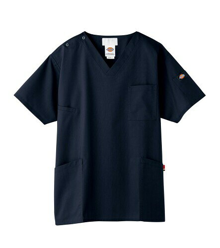 Dickies(ディッキーズ) スクラブ 7033SC 【素材】 パルパー制電トロ(綿50%、ポリエステル50%) 【仕様】 右脇箱ポケット/左胸ポケット/両腰ポケット/左袖ポケット 汗も吸い取りやすく、ナチュラルなストレッチを効かせたパルパー制電トロは、着こむほど、洗うほどに変化する、ダンガリー調の生地です。 シンプルなデザインと豊富なカラーバリエーションで、さまざまな職種の方に着用いただけます。 ディッキーズらしさ溢れるデザイン性と機能性で、毎日快適に、ラフに着こなせる男女兼用のディッキーズスクラブです。 説明 商品紹介 ディッキーズとフォークが共同開発した、大人気ディッキーズシリーズの男女兼用スクラブ。胸や両脇ポケット部分はダブルステッチ仕様で、カジュアルかつ強固なイメージに仕上げました。汗も吸い取りやすく、ナチュラルなストレッチを効かせたパルパー制電トロは、着こむほど、洗うほどに変化する、ダンガリー調の生地です。シンプルなデザインと豊富なカラーバリエーションで、さまざまな職種の方に着用いただけます。ディッキーズらしさ溢れるデザイン性と機能性で、毎日快適に、ラフに着こなせる男女兼用のディッキーズスクラブです。 ブランド紹介 Dickies(ディッキーズ)は1922年創業のアメリカ合衆国テキサス州で生まれたワークウエアブランド。 フォーク社は、創業から続く徹底した機能性へのこだわりを持つ「Dickies(ディッキーズ)」と提携を開始しました。 ドクターコート ■スクラブ ■パンツを中心にアイテムを展開。 日本人の体型にフィットするようにフォーク社がリデザイン、医療現場で働く人をサポートいたします。 特に過酷な使用条件にも耐えられる様に生地開発をし、 運動性 ■通気性 ■堅牢度(繰り返される洗濯にも耐えられるよう)高い耐久性を目指しました。 またラフな着こなし、洗いざらしのような独特の風合いと着心地の良さも魅力です。 吸湿速乾性があり、動きやすいストレッチ素材の生地を採用。 汗をかくほどハードな医療現場でも快適に動けるウエアに仕上げました。 商品コード39082004174商品名Dickies(ディッキーズ) スクラブ 7033SC型番7033SC-27-LサイズLカラーダークネイビー※他モールでも併売しているため、タイミングによって在庫切れの可能性がございます。その際は、別途ご連絡させていただきます。※他モールでも併売しているため、タイミングによって在庫切れの可能性がございます。その際は、別途ご連絡させていただきます。