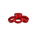 ライディア(RIDEA) THRU AXLE SPACER SET M12 RED AL