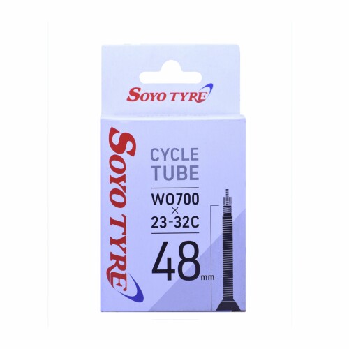 ソーヨータイヤ(SOYO TYRE) サイクルチューブ 700×23-32C 仏式48mm