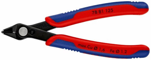 クニペックス KNIPEX 7881-125 エレクトロニクススーパーニッパー (SB)