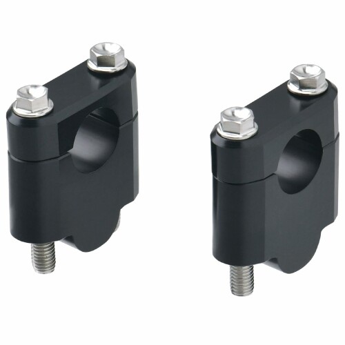 ジータレーシング(ZETA RACING) バーライズキット 30mmアップ ブラック スタンダード径(22.2mm)ハンド..