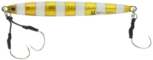 パームス(Palms) メタルジグ スローブラットキャスト ロング 105mm 30g ゼブラゴールド MG-547 SCL-30 ..